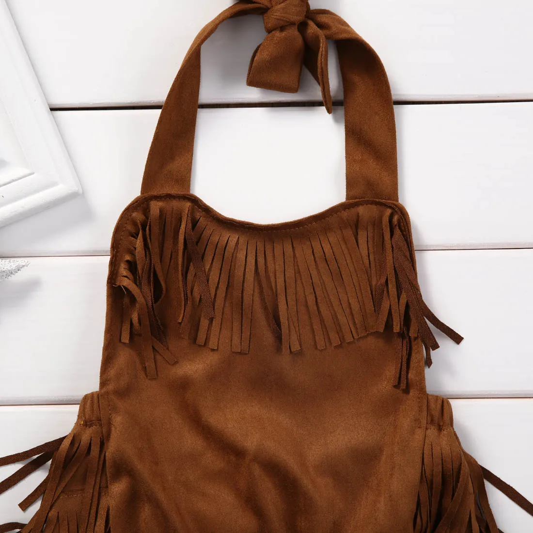 Детский комбинезон без рукавов с кисточками | Мать и ребенок