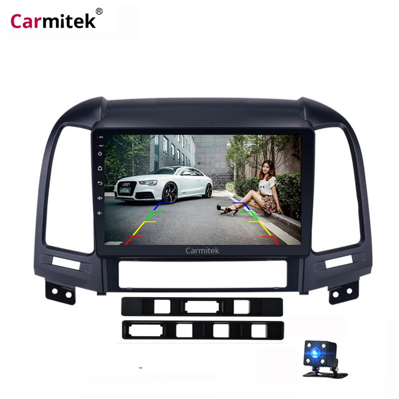 Android автомобильный Радио Мультимедиа Стерео Аудио плеер Navi gps 2Din для hyundai Santa Fe 2006 2007 2008 2009 2010 2011 2012 головное устройство