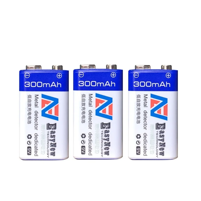 3 шт. 300 мАч 9 в Ni MH батарея 6F22 1604G микрофон детектор Универсальный измеритель