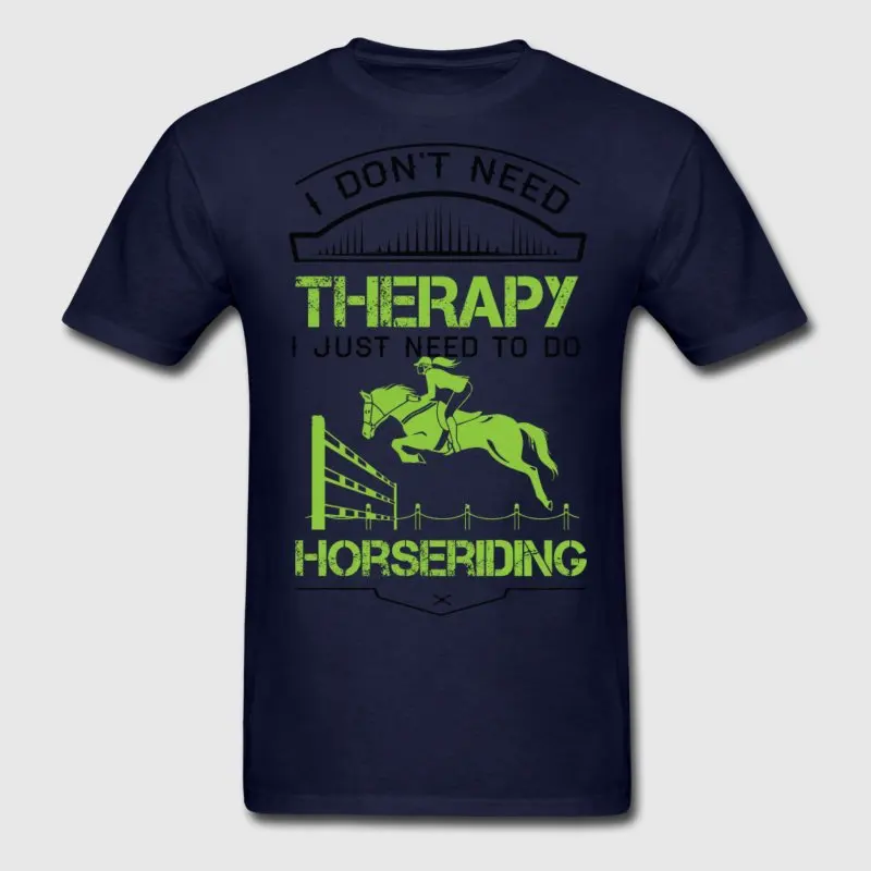 Фитнес футболка Для мужчин одежда мне не нужна терапия просто делать Верховая