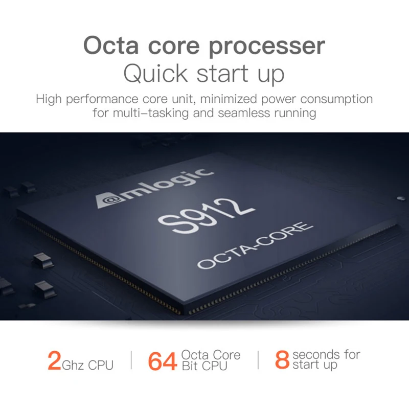 S10 в виде буквы R ТВ BOX Smart Android 7 1 коробка S912 Octa core мини ПК DDR4 3 GB/64 Гб памяти на