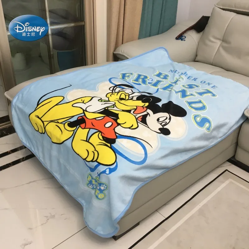 Disney Mickey Mouse Best Friend Pluto Plush Soft Warm Baby Kids Boys Girls Sky Blue Blankets Throw on Bed/Sofa 100x140cm