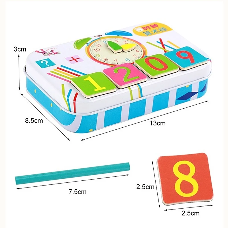 New Arrival Baby Toys Wooden Stick Magnetic Mathematics Puzzle Children Numbers Early Learning | Игрушки и хобби