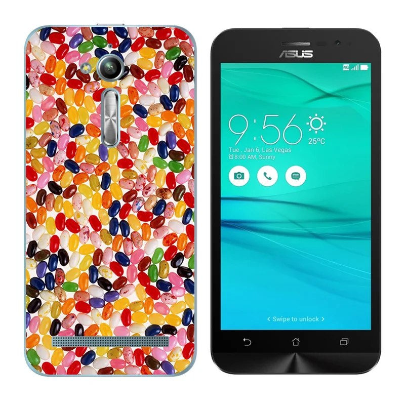 Для Asus Zenfone Go ZB500KL ZB500KG Мягкий Чехол zenfone силиконовый чехол с принтом &quotдиск&quot для