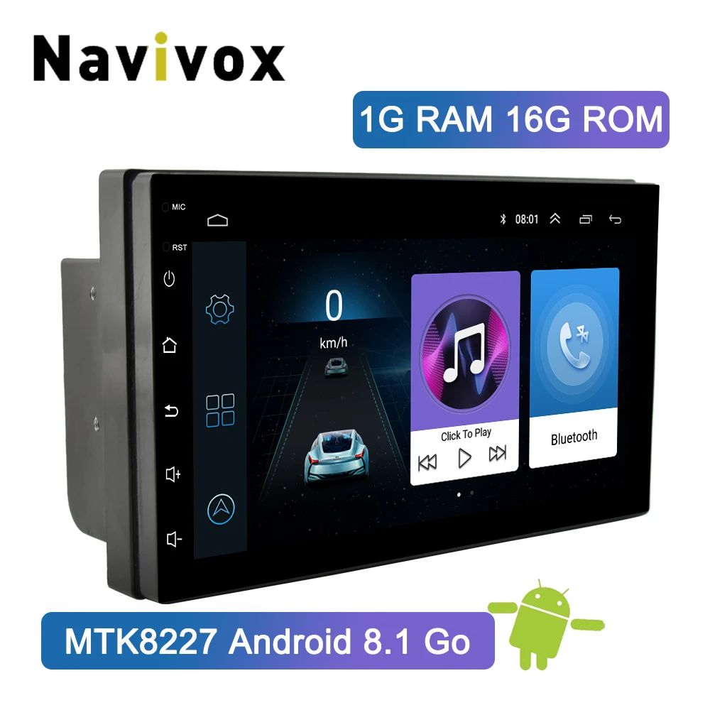 Navivox 2Din Android 8,1 автомобильный Радио DVD gps навигация для Volkswagen Nissan hyundai Kia Toyota CR-V Mazda автомобильный мультимедийный плеер