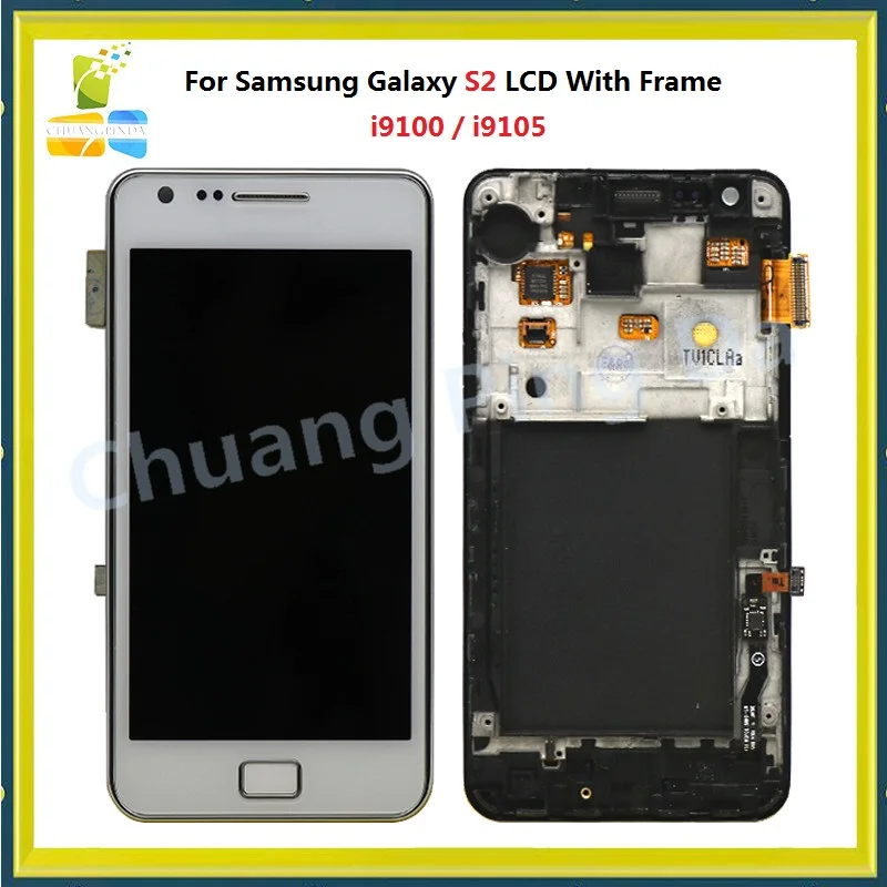Высококачественный сменный ЖК дисплей AMOLED для Samsung Galaxy SII S2 I9100 Plus i9105 с сенсорным