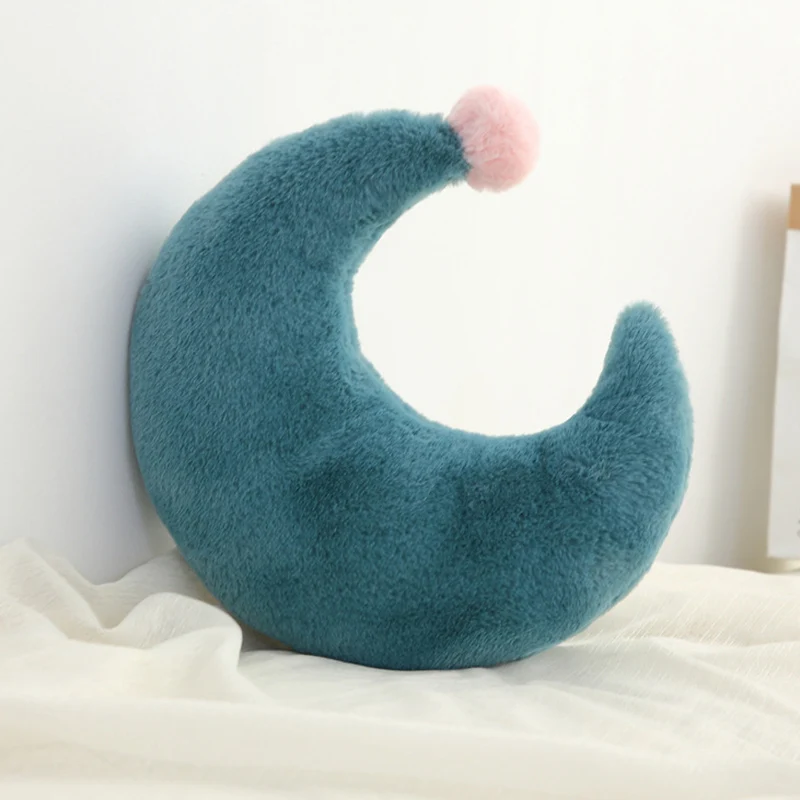green Moon S Baby Pillow Newborn Baby Room Decoration Plush Toys Nodic Soft Nursing Pillow Breastfeeding For Boy Girl Kids Pillow Cushion - Цвет: green Moon S