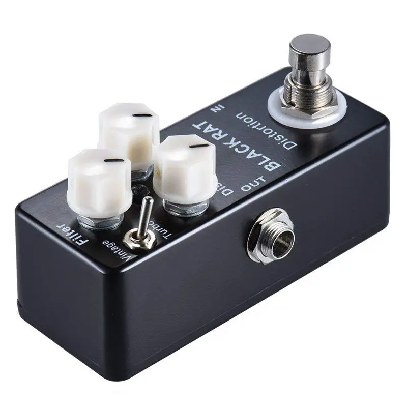 Мини педаль для гитары Mosky Black RAT Distortion|Детали и аксессуары гитар| |