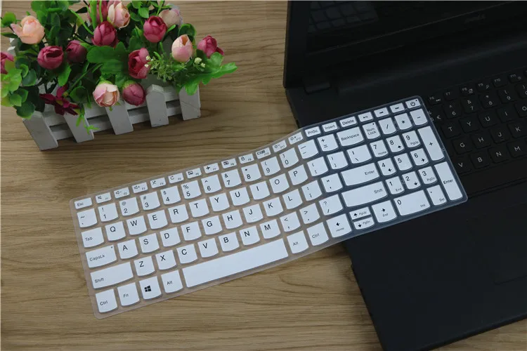 white 15,6 дюйма Клавиатура для ноутбука кожного покрова для lenovo IdeaPad 330 330-15ich 330-15ikb 330-15ikb 330s-15ikb 330s-15arr 15" - Цвет: white