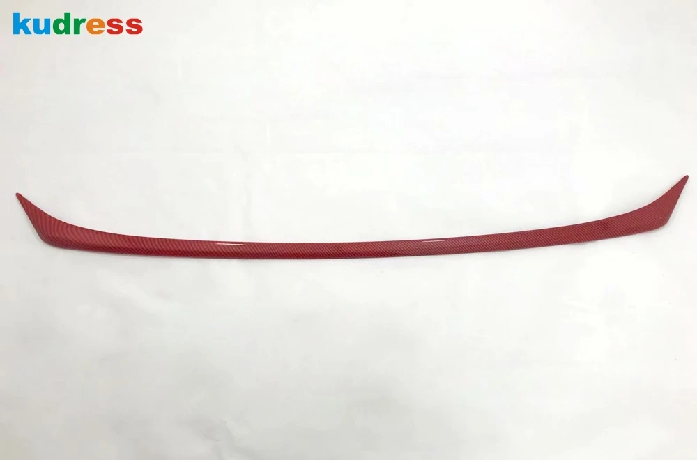 ABS Red Color Для Toyota Camry Гибридный АБС хромированная Защитная панель для переднего и нижней бампера гонки гриль накладка переднего бампера v-стиля прокладка крышки - Цвет: ABS Red Color