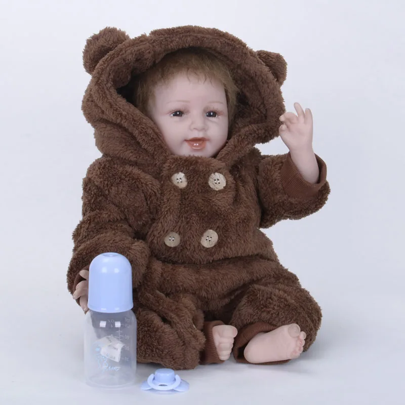 LEOOFU 55cm 22 inch bebe reborn doll body model baby girls boys toy high quality toys shop resin anime christmas gift | Игрушки и хобби
