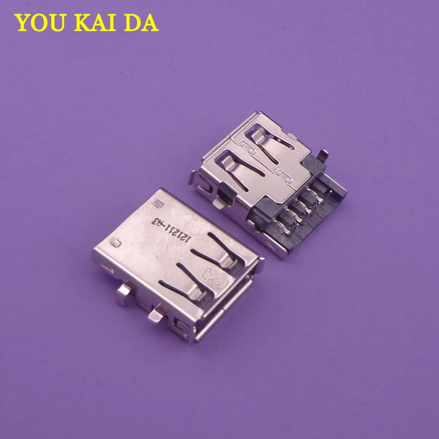 100PCS/LOT For Samsung R423 R428 R430 R540 R580 R780 Notebook Laptop USB Jack 2.0 socket Connector charging port 16mm | Обустройство