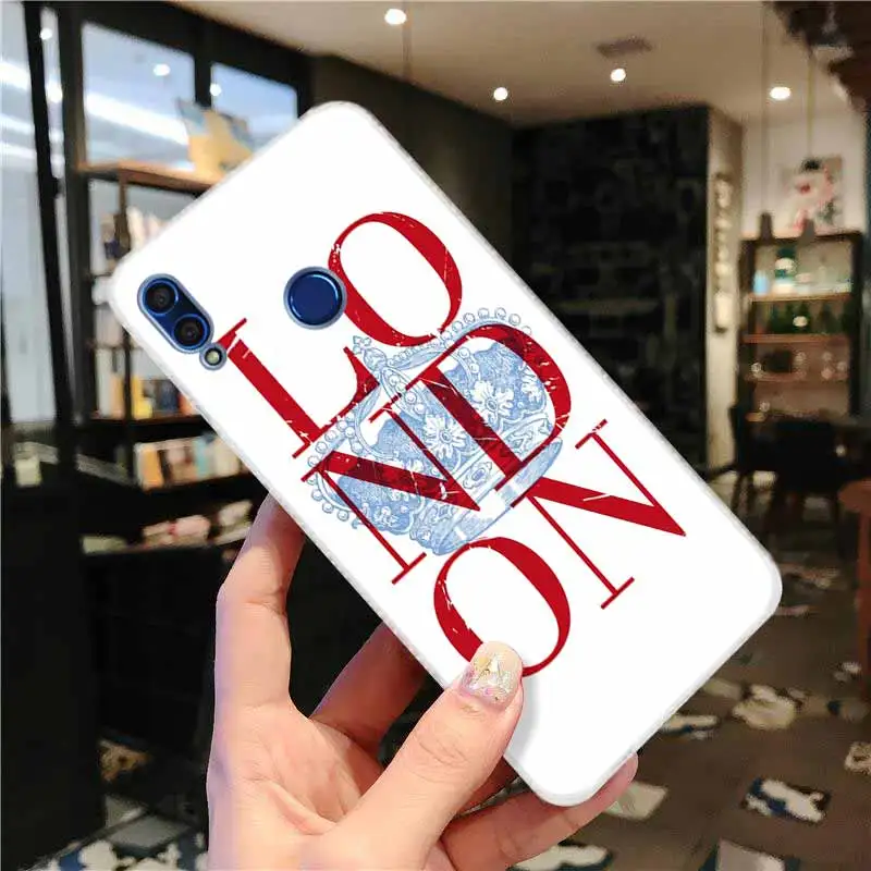Мягкий силиконовый чехол для Huawei Honor 30 20 Pro 10 9 9X Lite 10i 9a 8a 7a 30s London big ben Bus|Бамперы| |