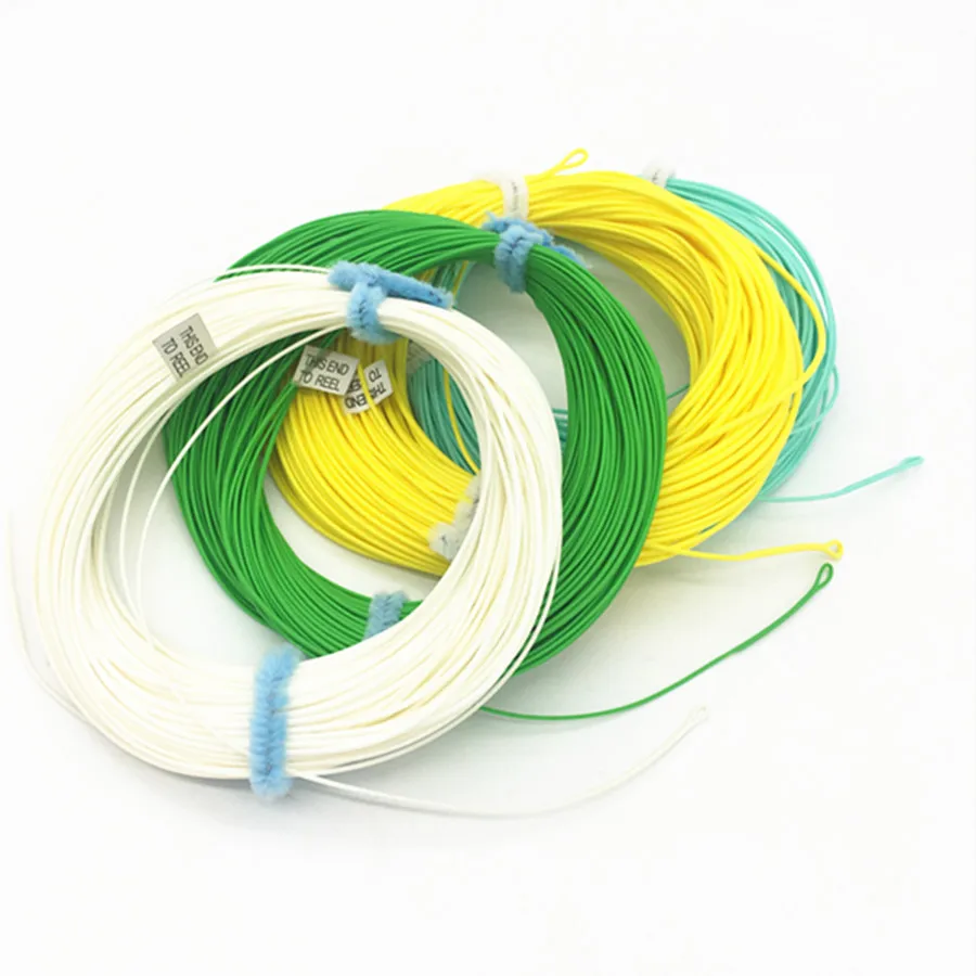 Fly Fishing 2 Welded Loops  WF 1 2 3 4 5 6 7 8 9WT Fly Fishing Line 100FT Weight Forward Floating Fly Line Multi Colors