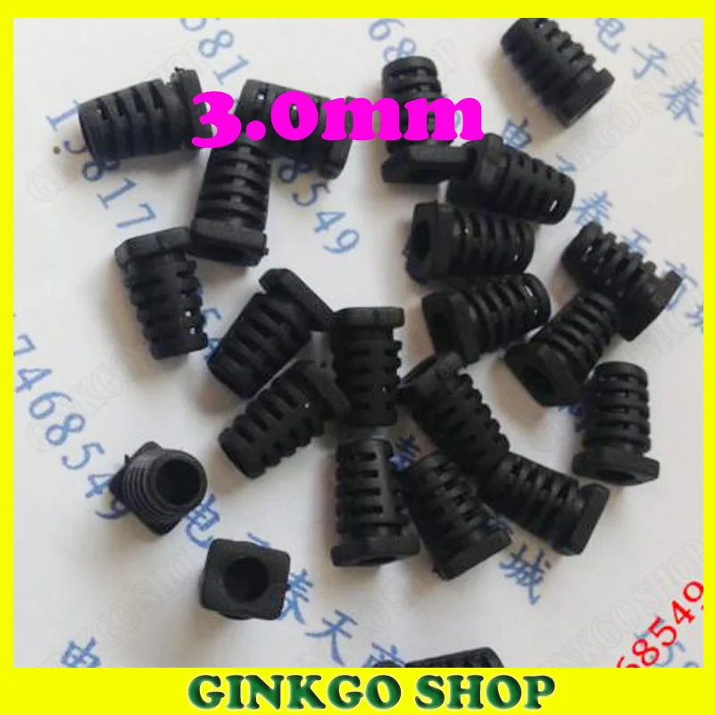 

3000pcs/lot Black 3.0mm OD Inner USB Tail parts for Mini Micro USB Connector Plug