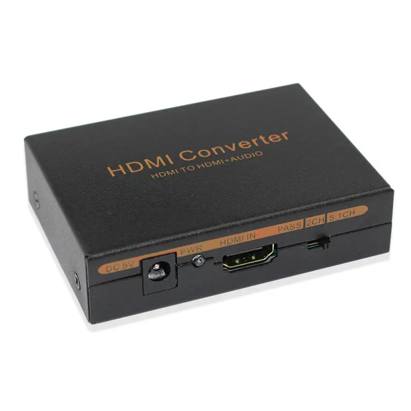 1 PCS HDMI Converter Audio Extractor HD 1080P HDMI to HDMI Audio SPDIF RCA L R Extractor Splitter with Power Supply Adapter
1 PCS HDMI Converter Audio Extractor HD 1080P HDMI to HDMI Audio SPDIF RCA L R Extractor Splitter with Power Supply Adapter