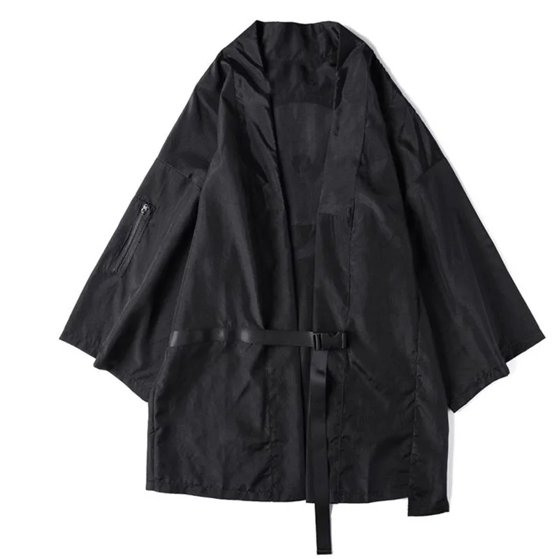 Aelfric Eden Male Kimono Cardigan Jackets Men Three Quarter Thin Jacket Breathable Suncreen Summer Swag Casual Streetwear YB03 | Мужская