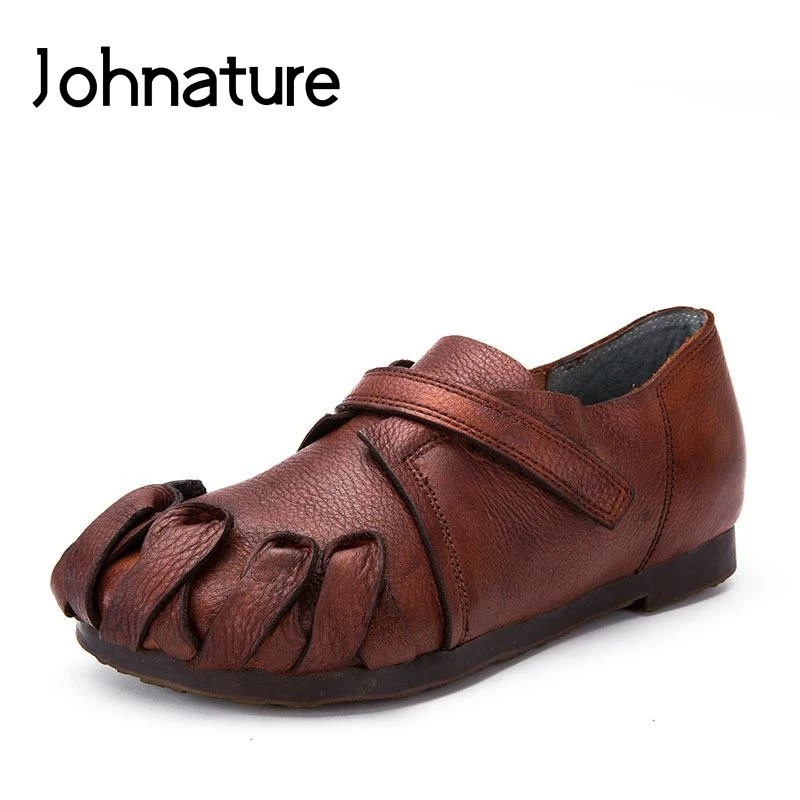 Новинка 2019 года сезон весна-осень повседневная женская обувь из натуральной кожи