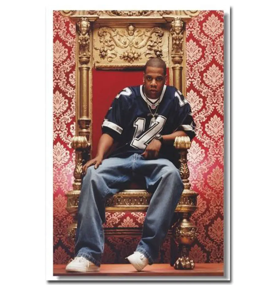 Художественная печать Jay-Z Nice Rap Hip Hop музыка Звездный певец спальня 14x21 24x36 27x40