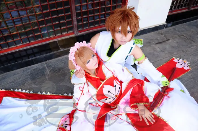 TSUBASA Cardcaptor Sakura cosplay costume sakura kimono cosplay