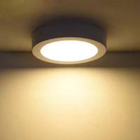 9w18w ultrathin led ceiling light surface mounted round lamp living room pub blackwhite shell