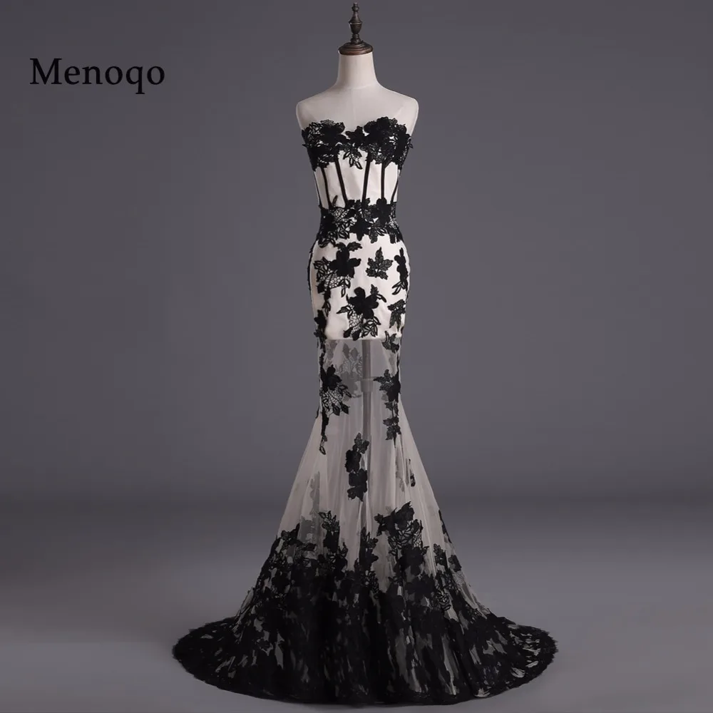 Menoqo сексуальные платья для выпускного вечера с русалочкой Vestido De Festa вырезом