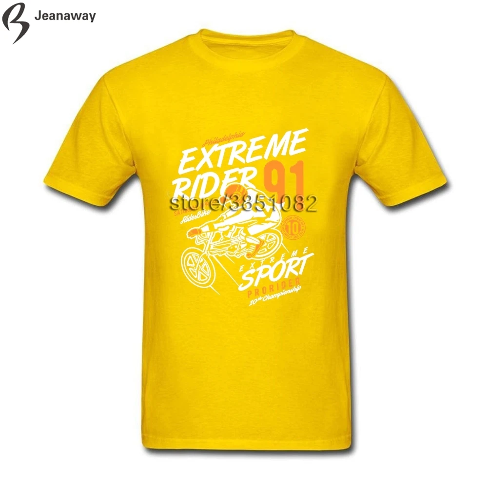 Spring Tee Fashion Design Extreme Rider Tshirts Black Short Sleeve Custom XS-3XL Men Cloth | Мужская одежда