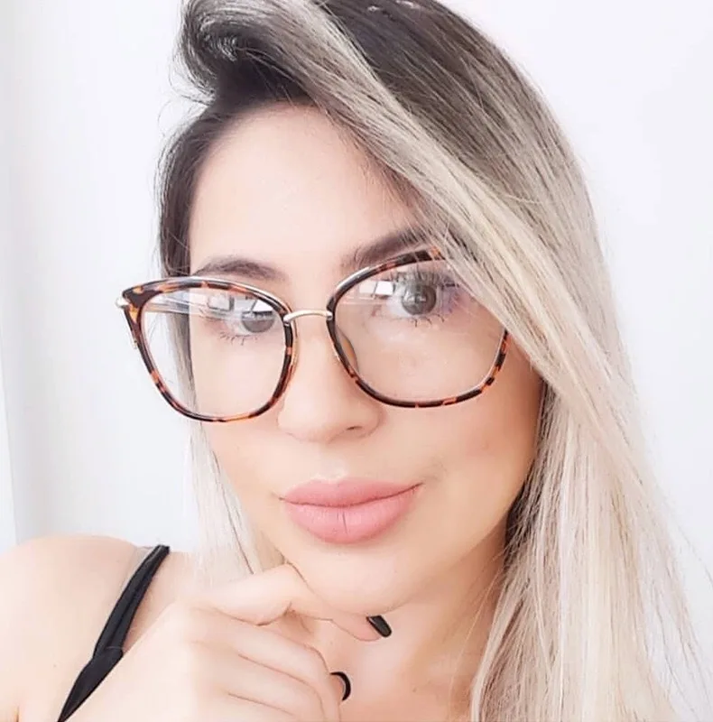Женская оправа для очков в стиле кошачьи глаза брендовые дизайнерские винтажные