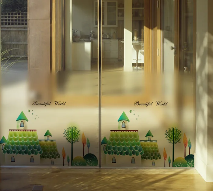 Клей густой Ретро Оконные рамы светоотражающая пленка стикер туалетной бумаги