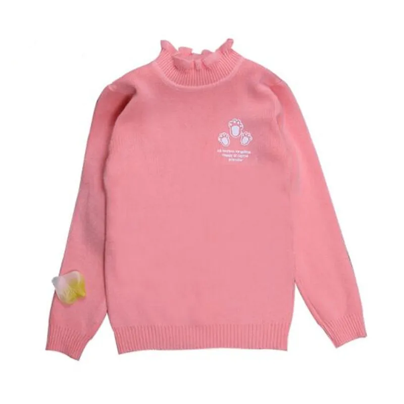 Funfeliz свитер для маленьких девочек 2018 Осень Зима Свитера Вязаный теплый пуловер с
