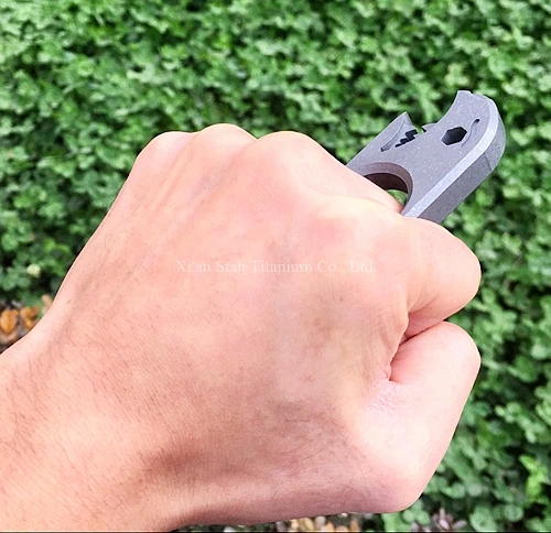 Титановая стильная открывалка для бутылок TC4 Shark Prybar 70 мм x 35 10 EDC инструмент