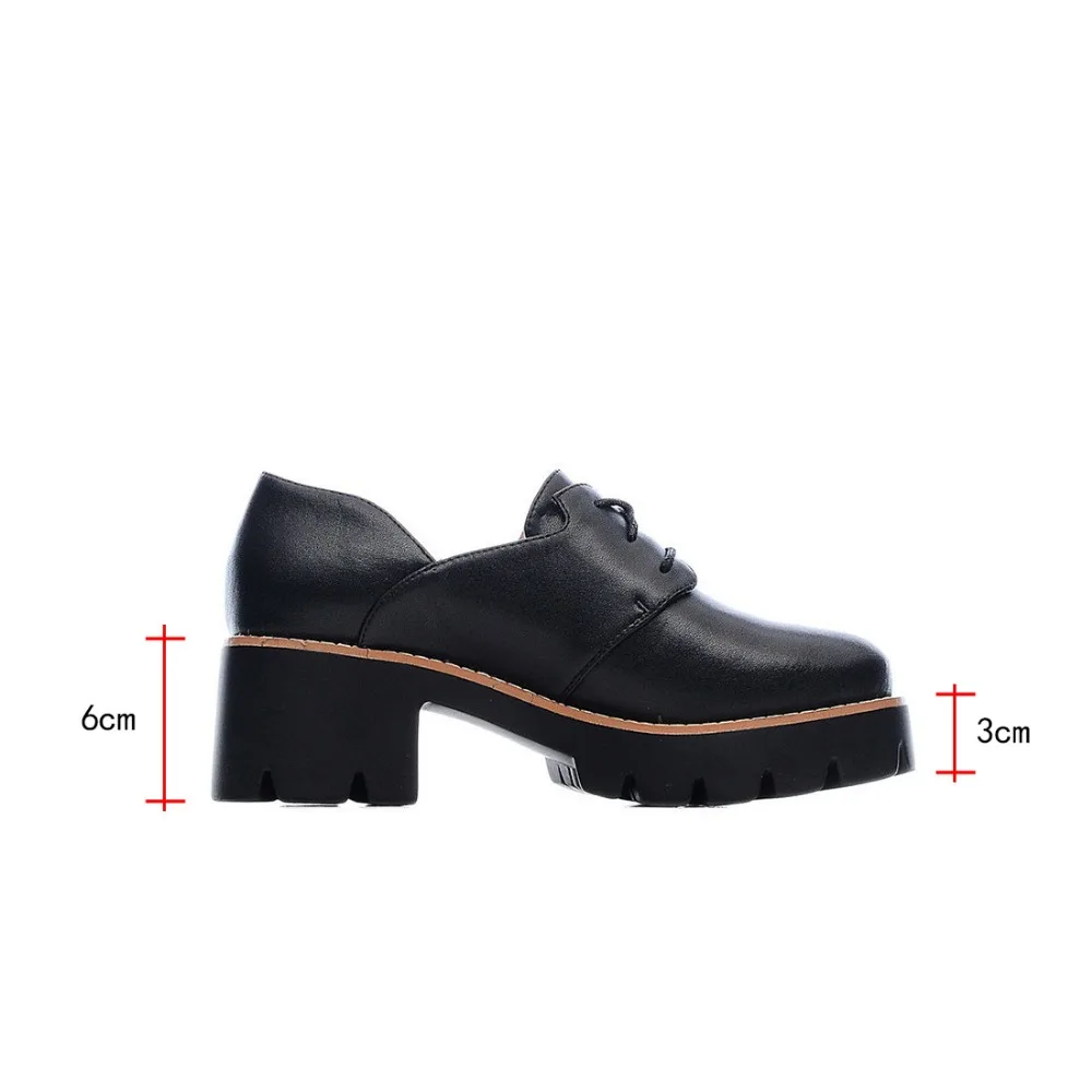 LIDIAN Новая осень Для женщин толстый каблук Туфли-лодочки из натуральной кожи