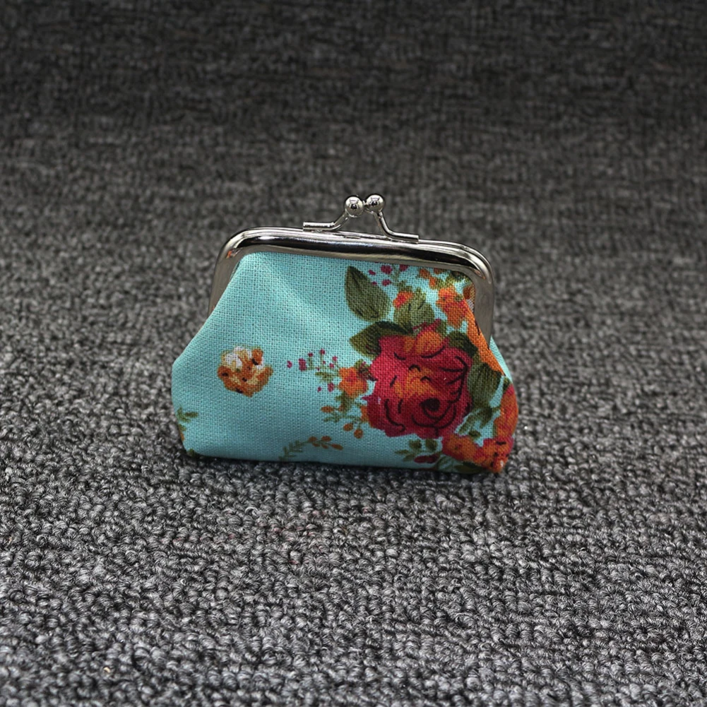 Hot Women Girls Vintage Rose Flower Small Wallet Hasp Change Coin Purse Clutch Bag Wholesale | Багаж и сумки