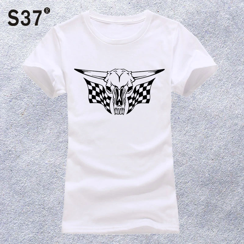 S37 Для женщин футболка Летняя забавно принт Женские Топы Повседневное короткий