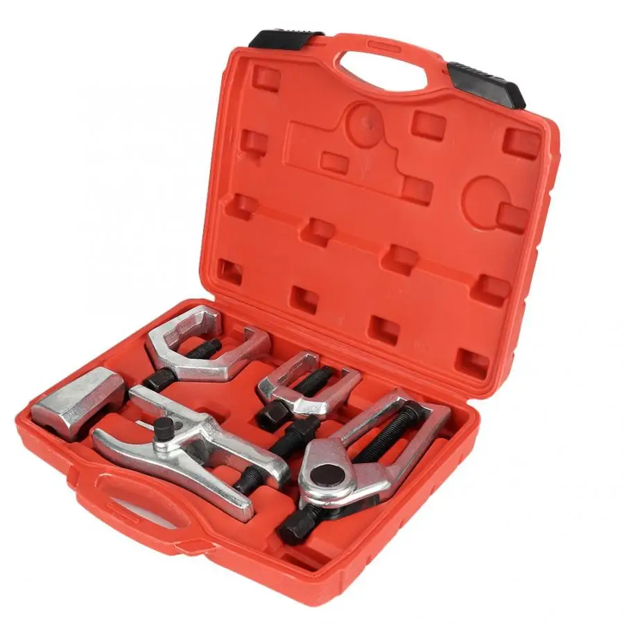 5pcs Pitman Arm Ball Joint Separator Remover Puller Tie Rod Front End Service Tool Kit |