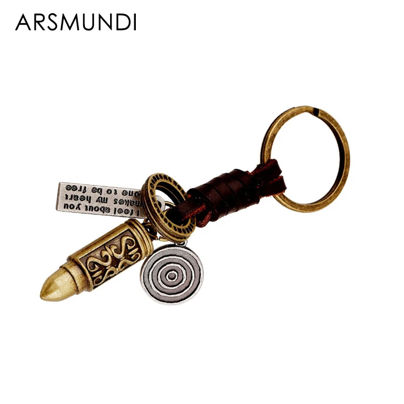 Кожаный Автомобильный брелок для ключей мужчин и женщин модный держатель в стиле