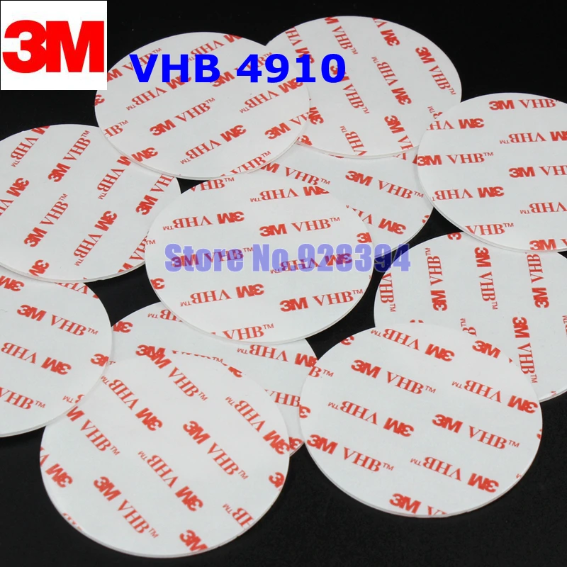 10 шт./лот 3M VHB 4910 сверхмощная Двухсторонняя клейкая акриловая пенная лента