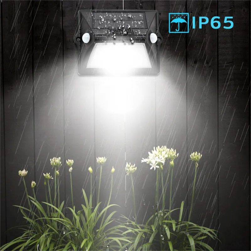 

Double Sensor Head Colorful Light Solar LED Spotlight Wall Lamp PIR Motion Sensor Floodlight Waterproof LED Outdoor Lighting