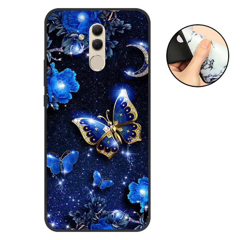JBD Силиконовый защитный чехол для телефона mate 20 Lite, чехол для huawei mate 20 Lite, черный матовый мягкий чехол для телефона mate 10 Lite - Цвет: JBD