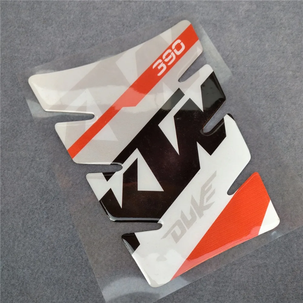 Мотоцикл 3D Смола Высокое качество Поднятый топливный бак Pad Protector Наклейка для KTM 390 DUKE универсальный чехол Крышка бака