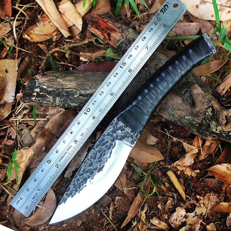 Voltron high hardness straight knifehand-forged tactical knivesspecial battle wilderness survival knife jungle wild carry k | Инструменты