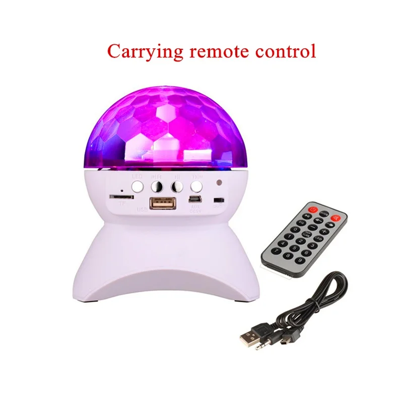 Проекционная лампа Bluetooth 3 Вт RGB LED хрустальный магический шар DJ клуб Дискотека