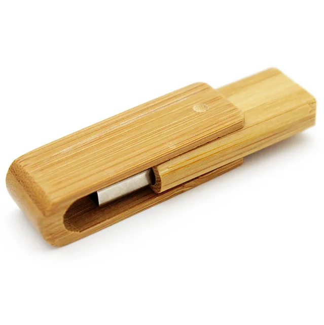 carbonized bamboo POWERONE деревянный вращающийся USB флеш-накопитель, флешка 4G 8GB 16GB 32GB 64 GB, флеш-накопитель, персональный логотип, индивидуальная карта памяти - Цвет: carbonized bamboo