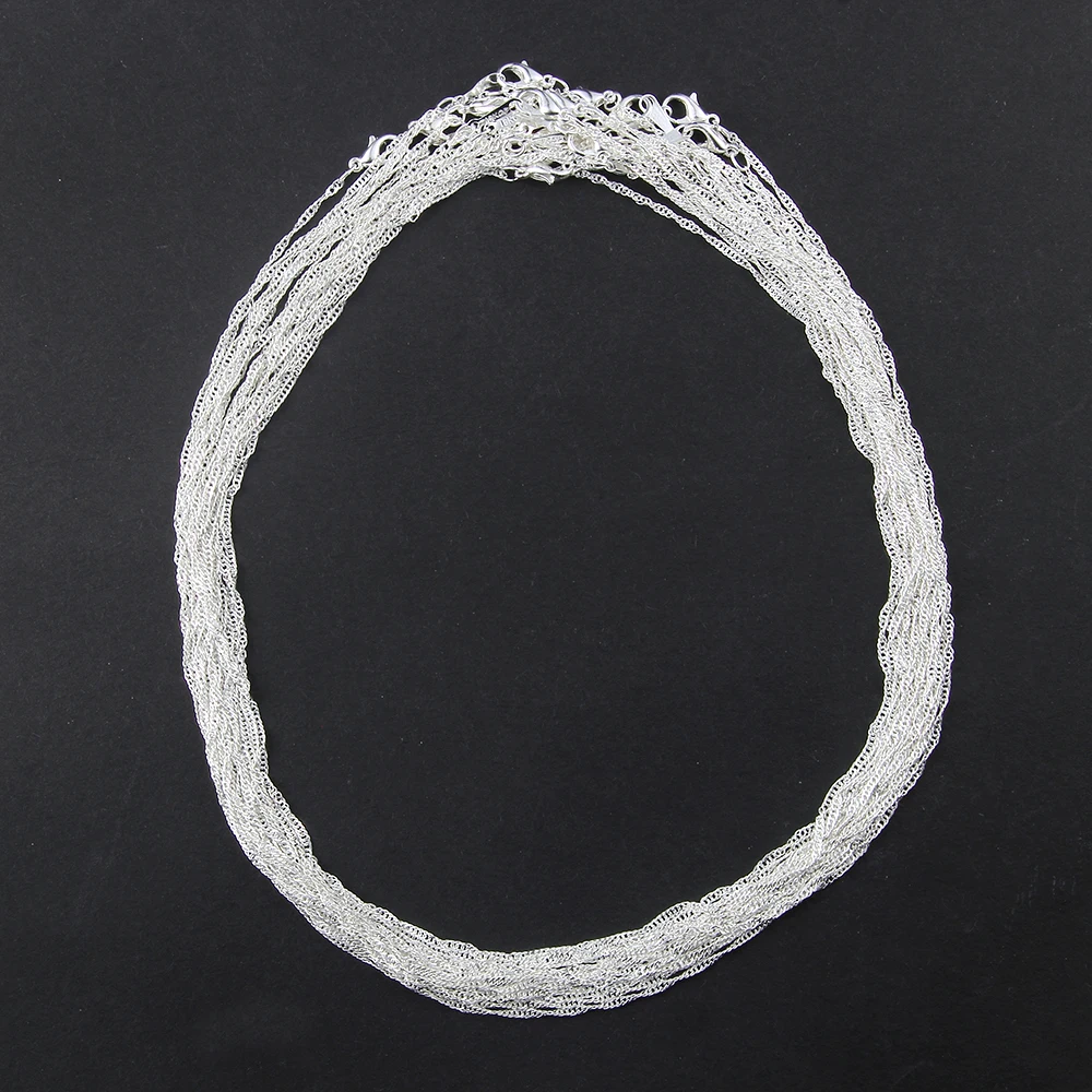 10 шт корейский стиль маленький тонкий Классический 4 цвета карабин кабель 43 см