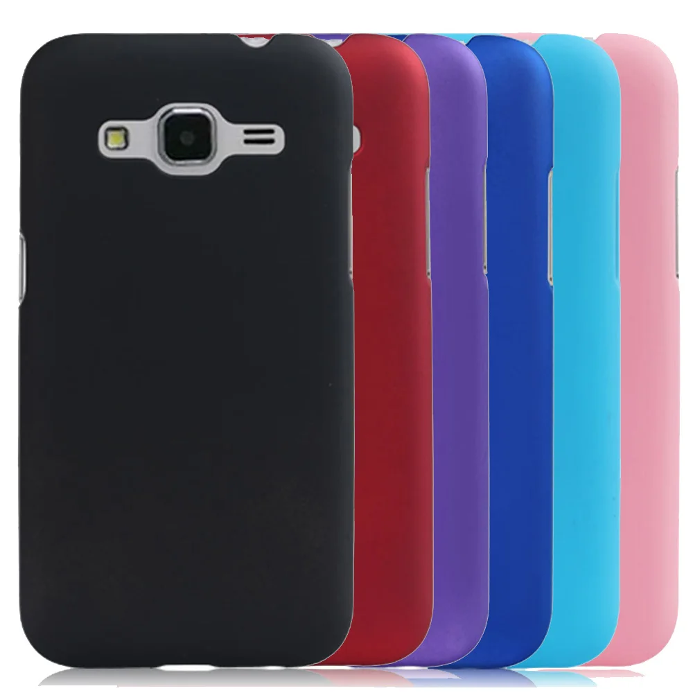 Матовое прорезиненное покрытие жесткий пластиковый чехол для Samsung Galaxy Core Prime G360