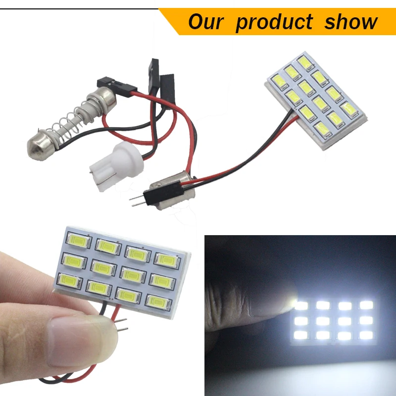 Cawanerl автомобиль 5630 SMD Интерьер Карта Купол номерного знака свет Светодиодные