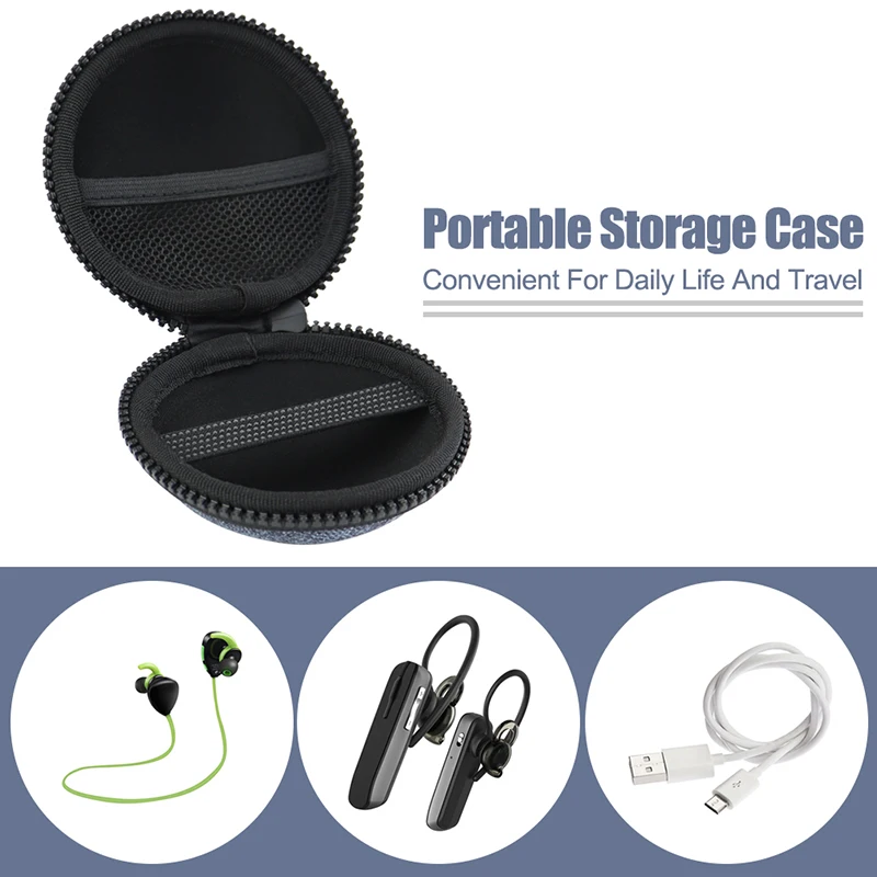 IKSNAIL чехол для наушников с жесткой сумкой для наушников Airpods/Earpods/sd-карта/usb-кабель/Беспроводное зарядное устройство Bluetooth аксессуары для наушников