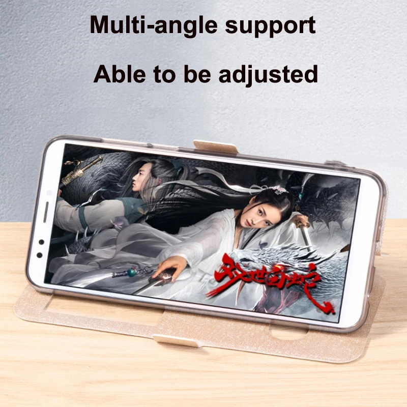 Чехол с открытым окошком для Huawei Honor 7C чехол Honor7C чехлы из искусственной кожи Enjoy 8