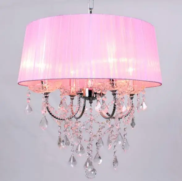 Подвесной светильник с кристаллами в Европейском стиле лампа виде свечи для