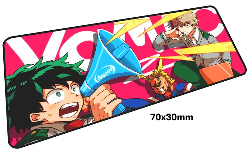Коврик для мыши My Hero Academy 700x300X3 мм коврик для мыши для ноутбука padmouse HD Печать notbook компьютерный игровой коврик для мыши Горячая геймерская игра коврики